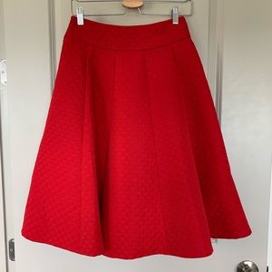 Red dot skirt